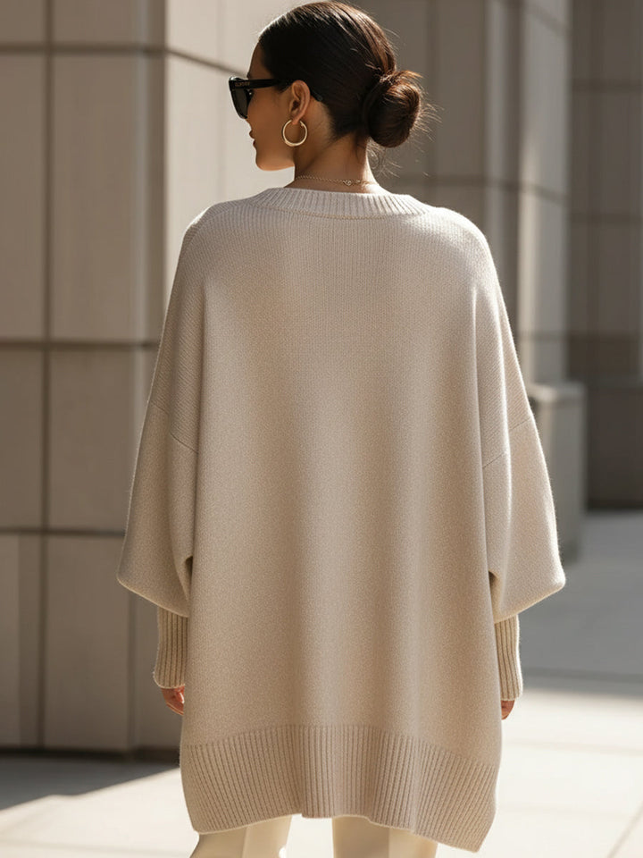 LUXE  WOOL-BLEND WOMEN SWEATER