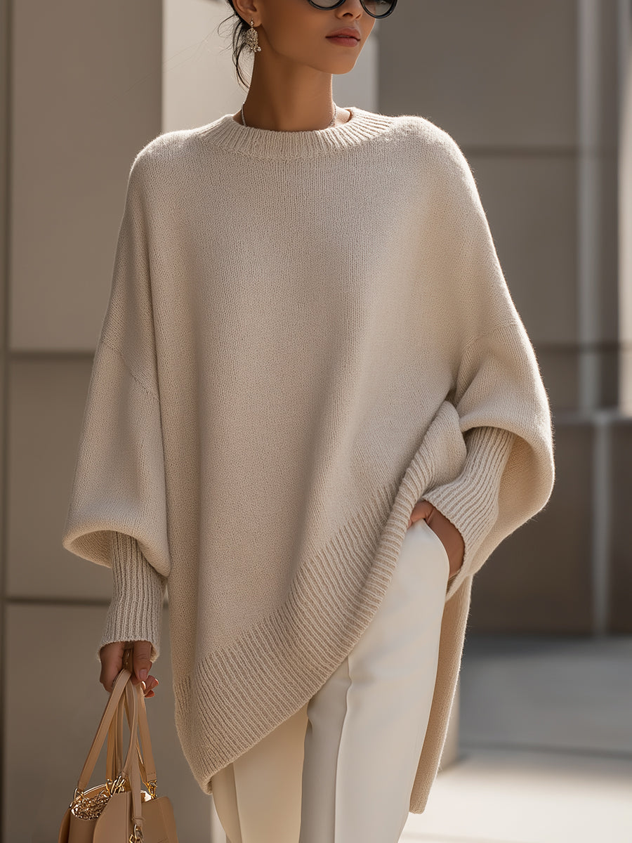 LUXE  WOOL-BLEND WOMEN SWEATER