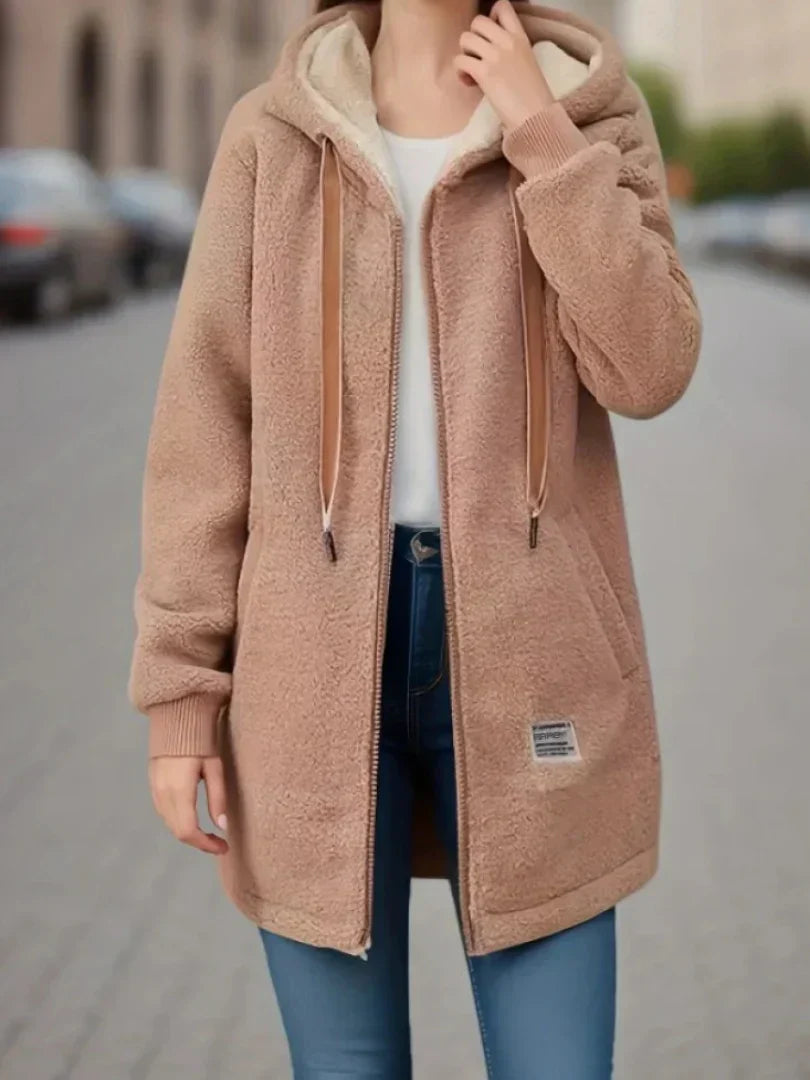 Melina™ - Fleece Lined Jacket with Hood