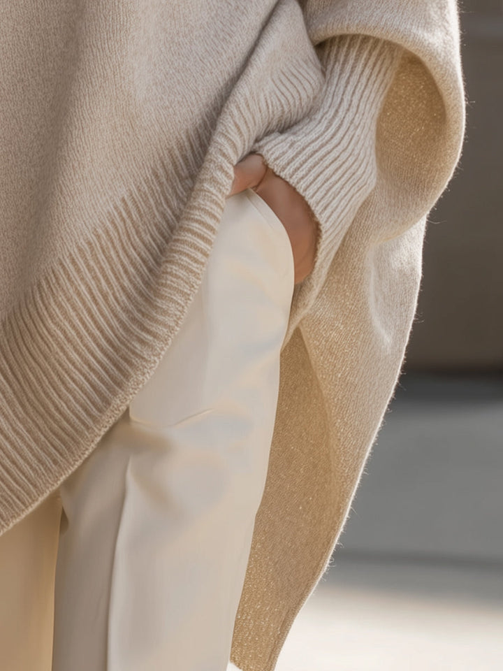 LUXE  WOOL-BLEND WOMEN SWEATER