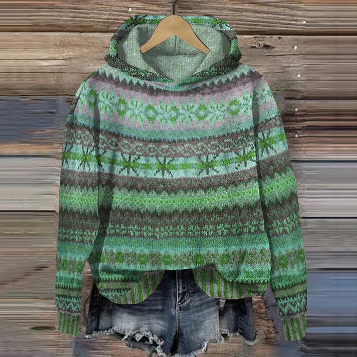 Susan™ - Cozy Retro Knit Hoodie