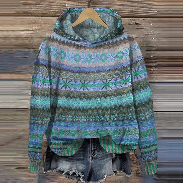 Susan™ - Cozy Retro Knit Hoodie
