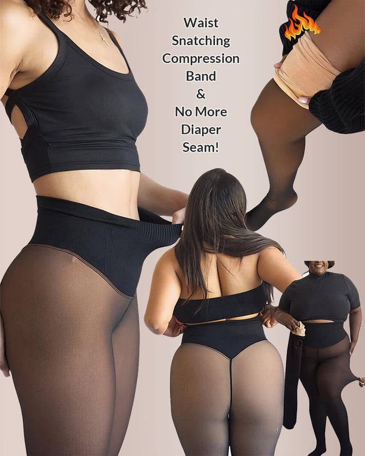 Seamless Thermal Slim Tights by Living Pure