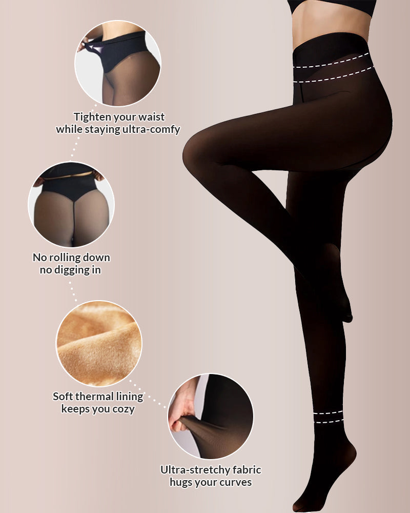 Seamless Thermal Slim Tights by Living Pure