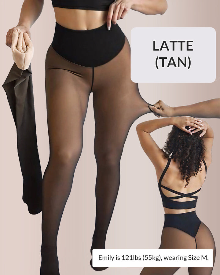 Seamless Thermal Slim Tights by Living Pure