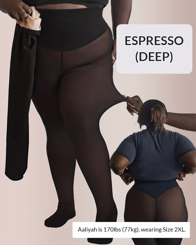 Seamless Thermal Slim Tights by Living Pure