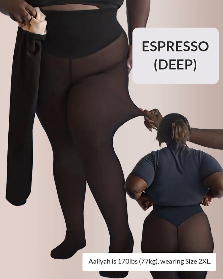 Seamless Thermal Slim Tights by Living Pure