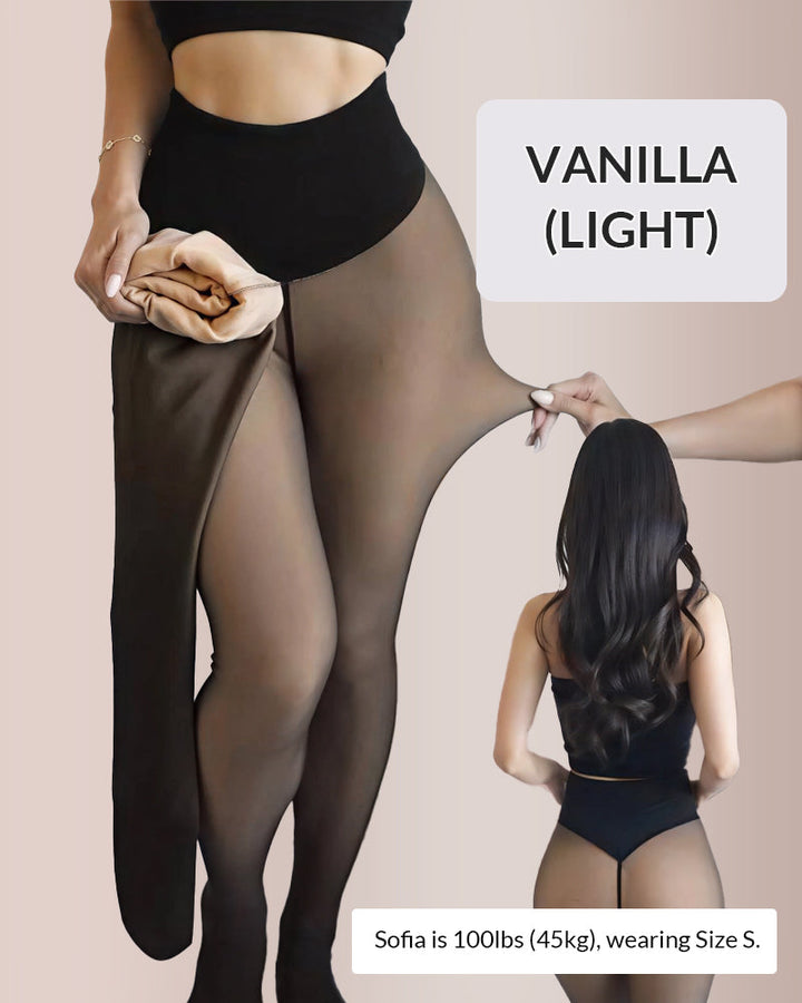 Seamless Thermal Slim Tights by Living Pure