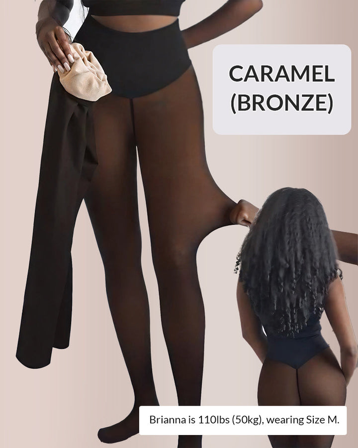 Seamless Thermal Slim Tights by Living Pure