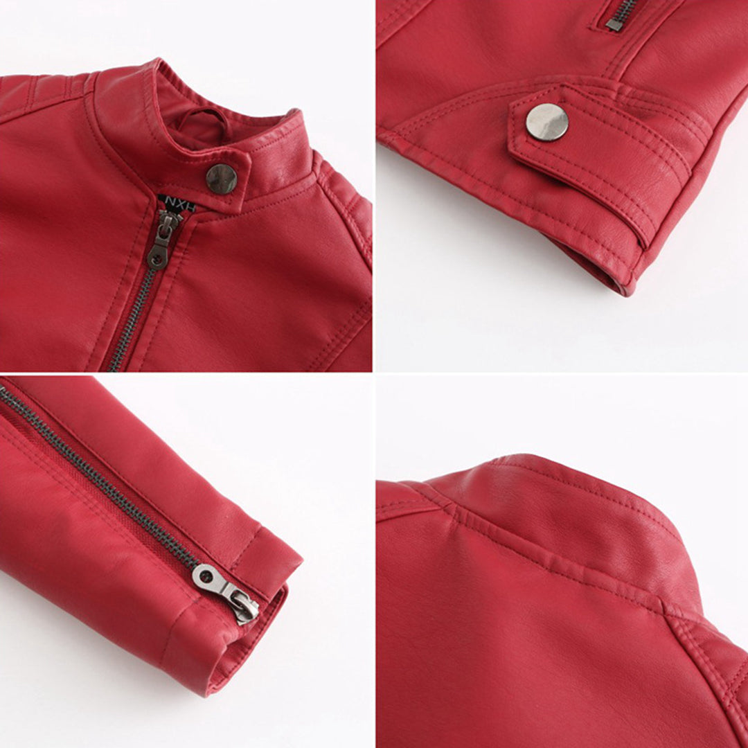 Cindy™ - Elegant Leather Jacket