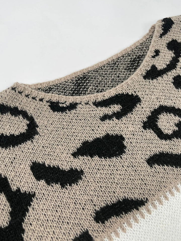 Penelope™ - Stylish Leopard Print Jumper