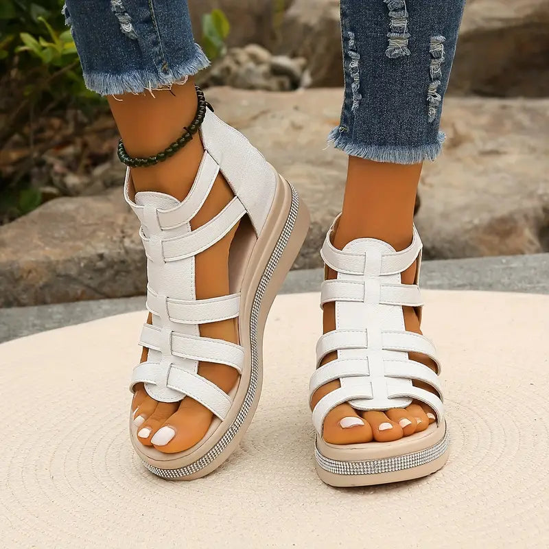 Sienna™ - Elegant Wedge Sandals